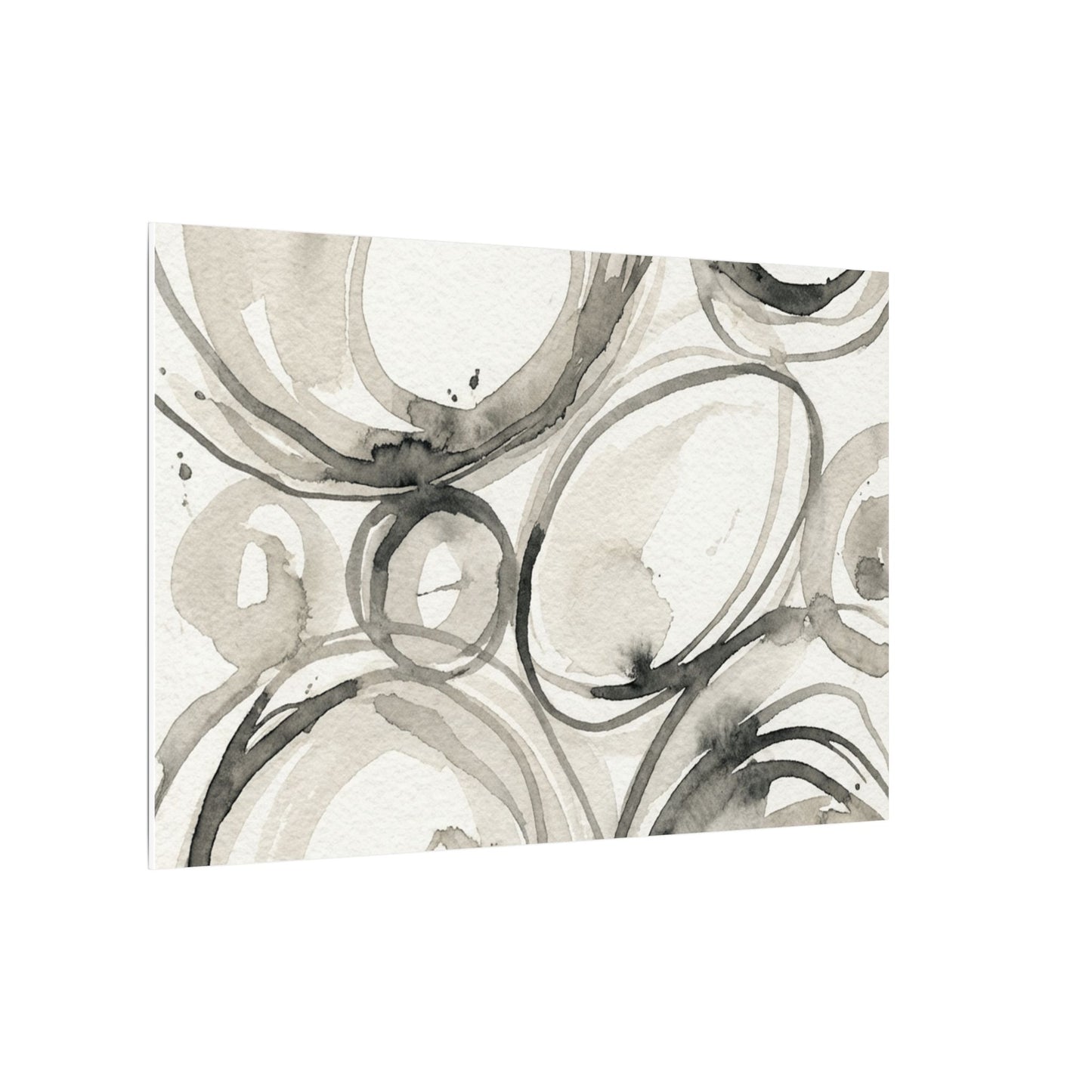 Handcrafted Feel Japandi Watercolor Canvas Art