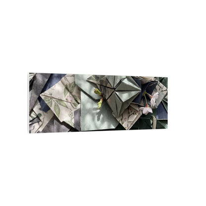 Shibui Paper Fold Canvas Art - Japandi Japanese Pattern