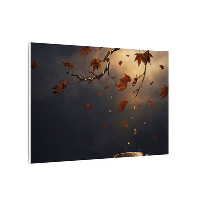 Moonlit Garden Gold Repair Canvas Art | Beautiful Kintsugi Art