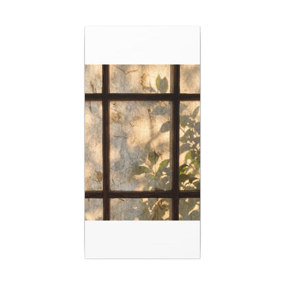 Golden Hour Shoji Screen Canvas Art - Japandi Mono No Aware