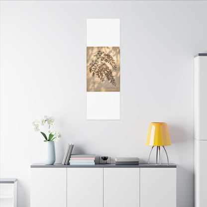 Spring Wisteria Herbarium Canvas Art | Earthy Decor