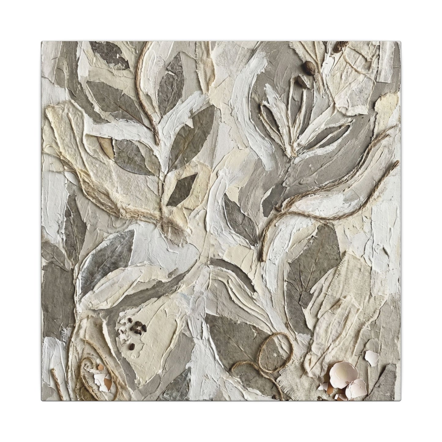 Japandi Textured Canvas Art