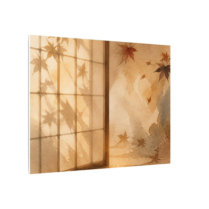 Candlelight Shoji Screen Canvas Art - Japandi Ma