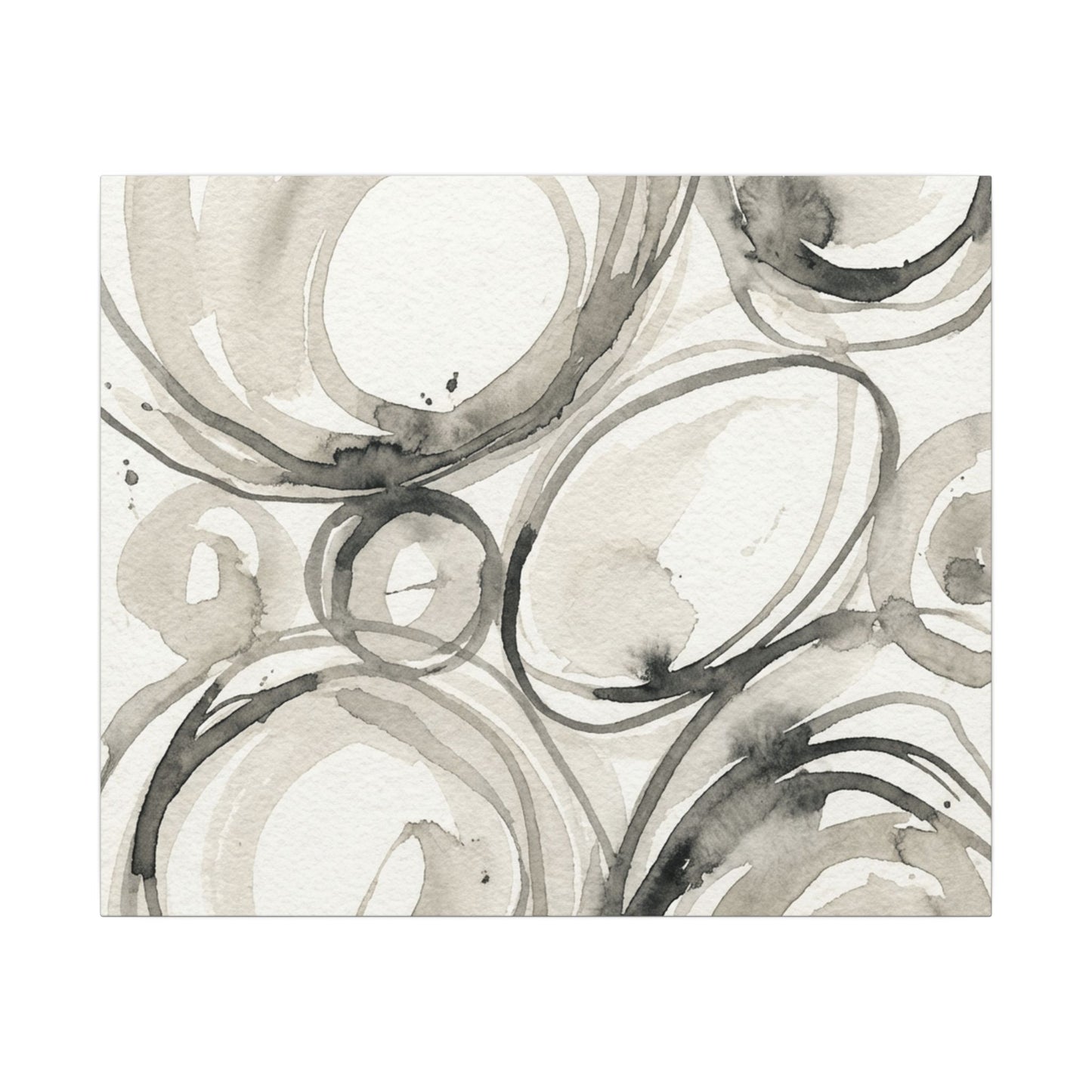 Handcrafted Feel Japandi Watercolor Canvas Art
