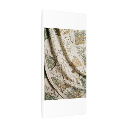 Silk Drape Canvas Art | Spring Japandi Japanese Pattern Art