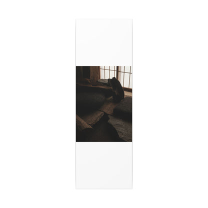Dark Japandi Shadow Zen Canvas Art
