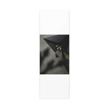 Paper Fold Moody Minimal Canvas Art | Luxurious Dark Japandi Art