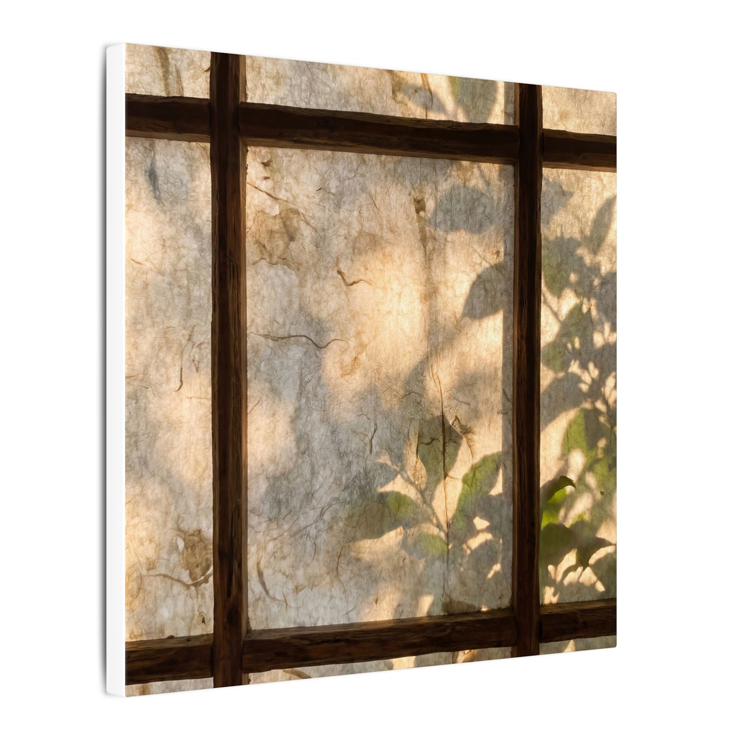 Golden Hour Shoji Screen Canvas Art - Japandi Mono No Aware