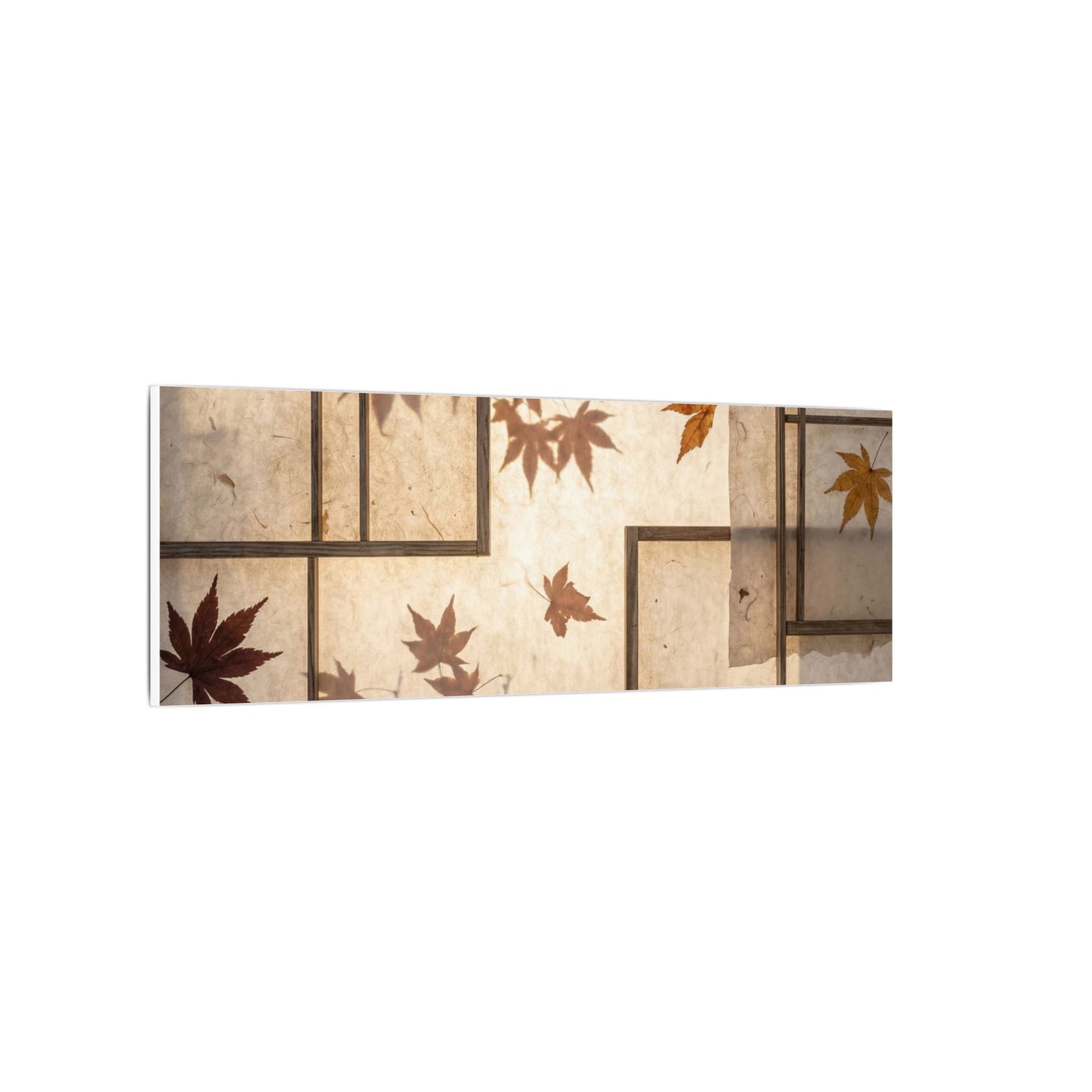 Shoji Screen Japanese Pattern Canvas Art | Neutral Japandi Art
