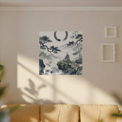 Zen Sumi-e Canvas Art