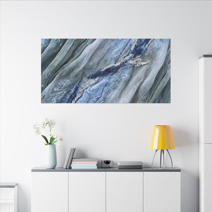 Moonlight Silk Drape Canvas Art - Japandi Mono No Aware