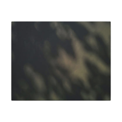 Dappled Shadow Play Canvas Art - Dark Japandi Ma
