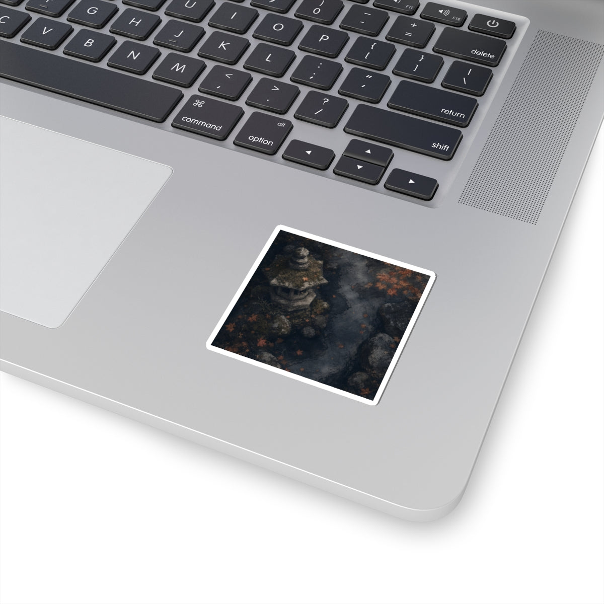 Moonlight Stone Lantern Sticker - Japandi Ma