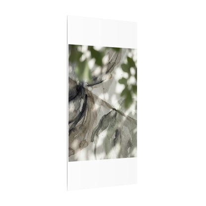 Spring Paper Fold Watercolor Canvas Art | Warm Decor