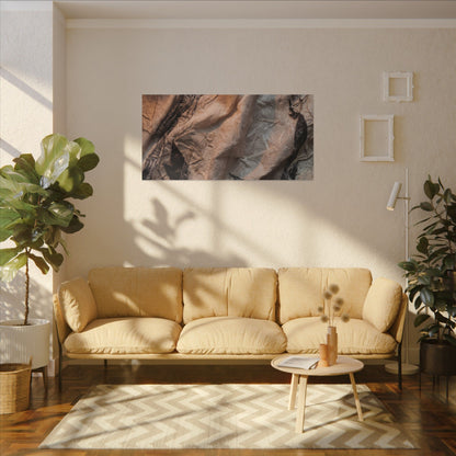 Candlelight Silk Drape Canvas Art - Japandi Mono No Aware