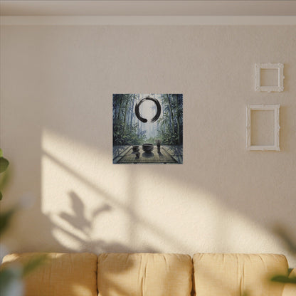 Seijaku Tea Ceremony Canvas Art - Zen Enso