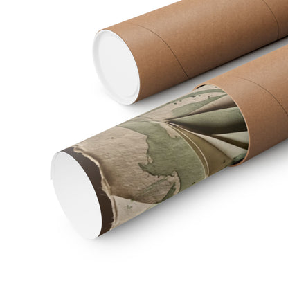 Cozy Paper Fold Wall Art Print - Texture Japandi