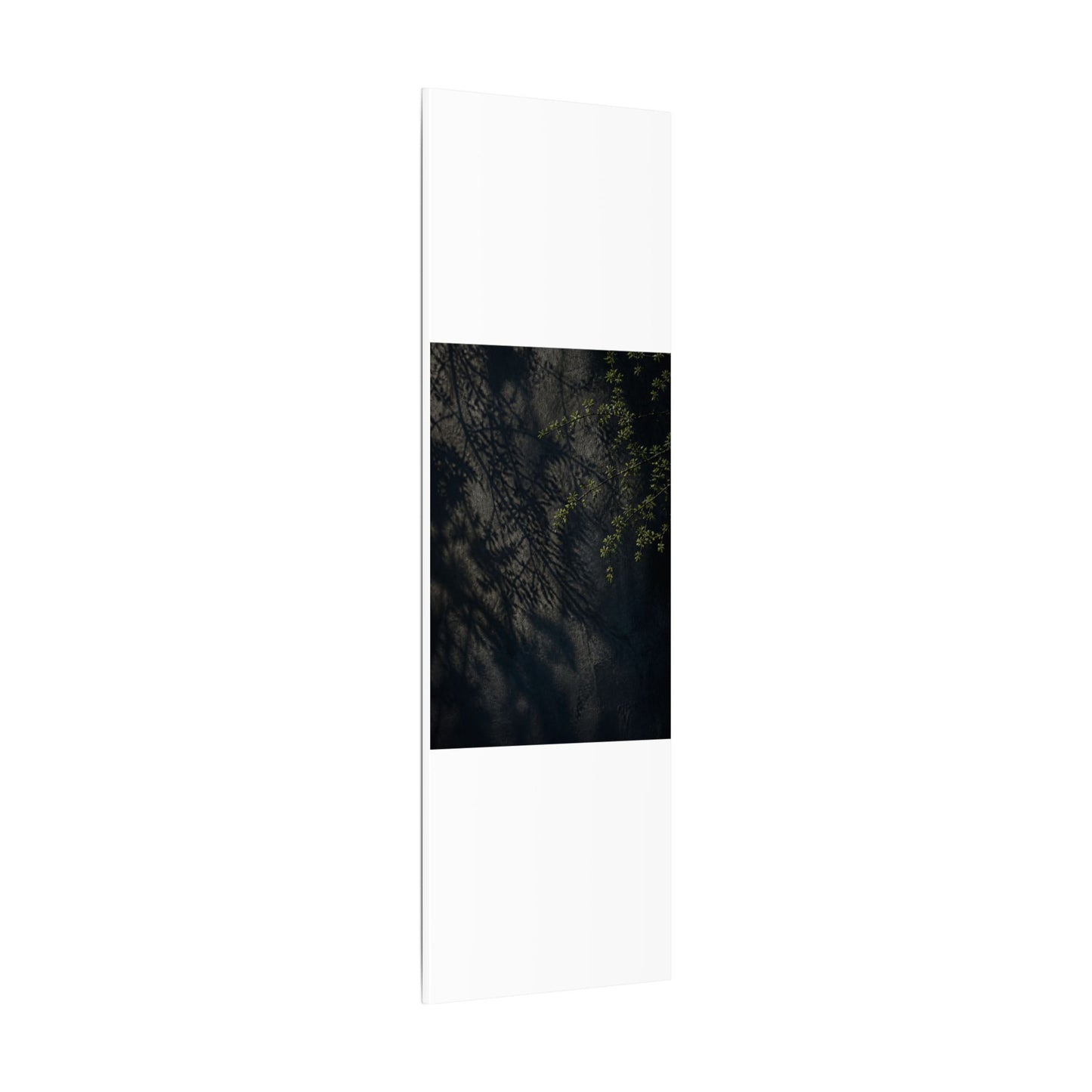 Overcast Shadow Play Canvas Art - Dark Japandi Seijaku