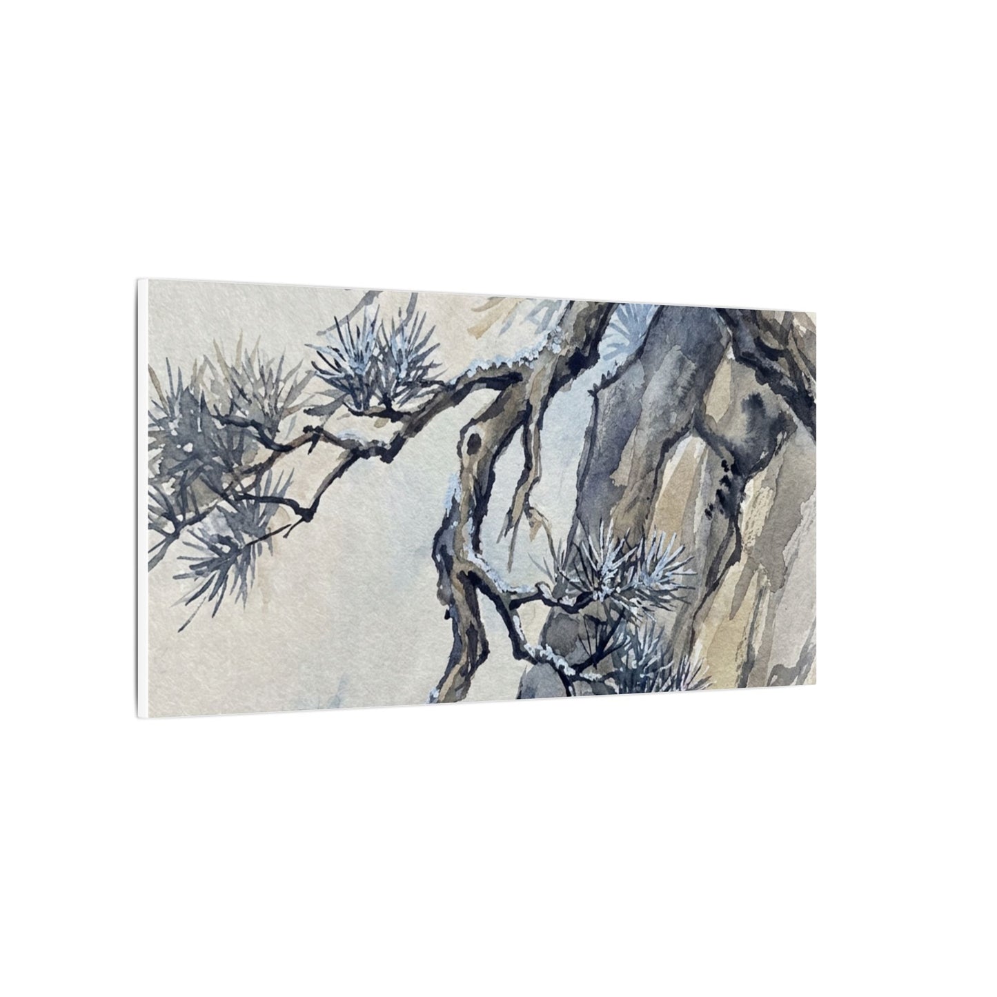 Moonlight Pine Tree Canvas Art - Japandi Seijaku