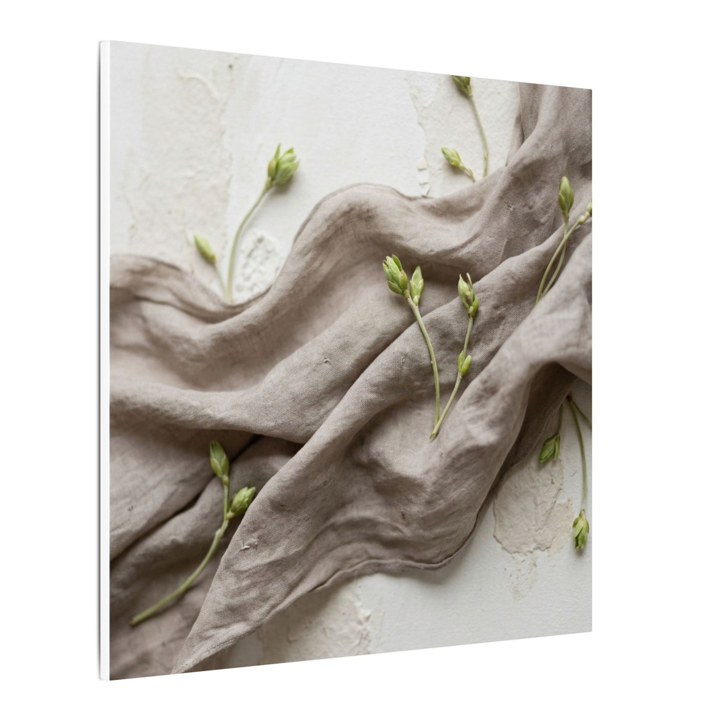 Overcast Silk Drape Canvas Art - Japandi Ma