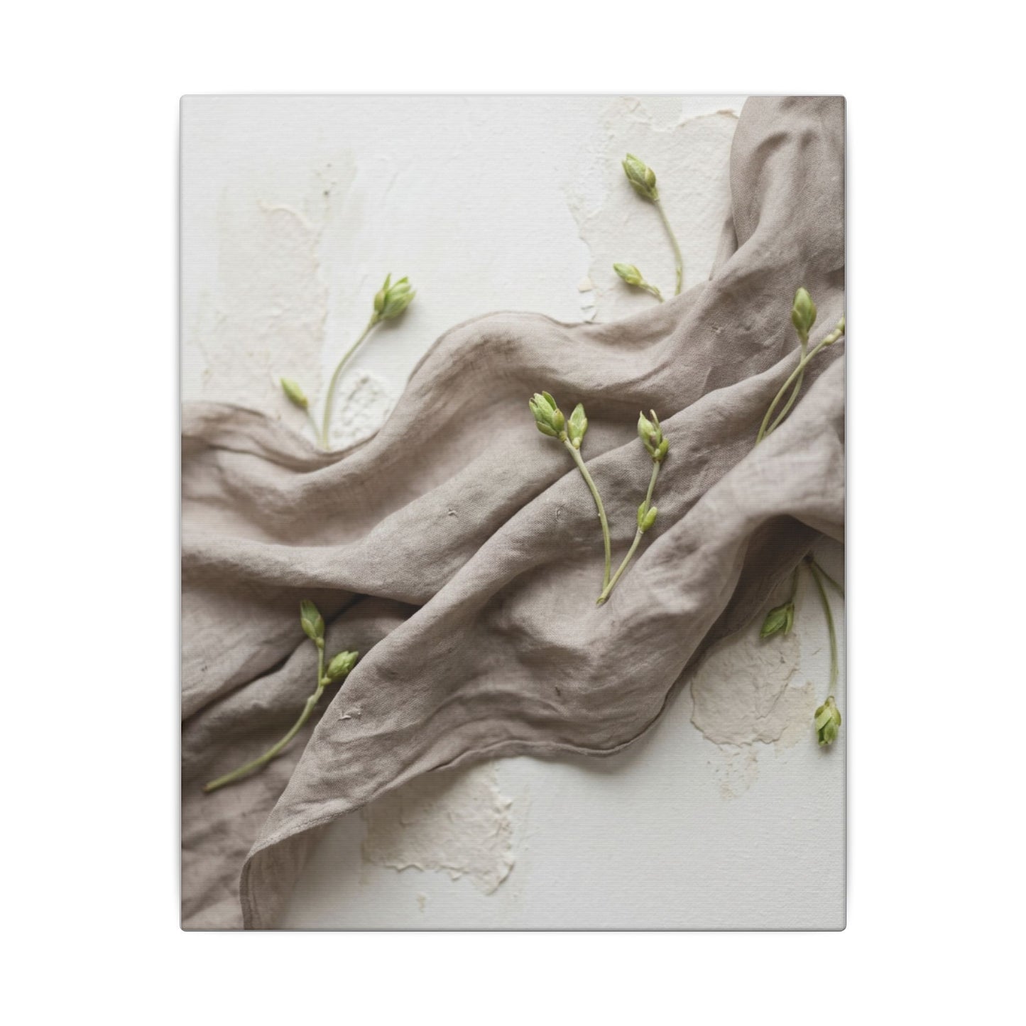Overcast Silk Drape Canvas Art - Japandi Ma