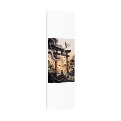 Torii Gate Ukiyo E Inspired Canvas Art | Serene Zen Art