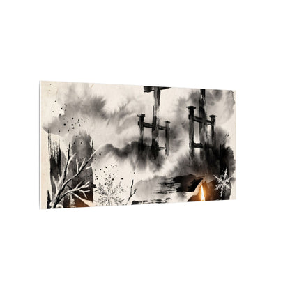 Candlelight Torii Gate Canvas Art - Zen Datsuzoku