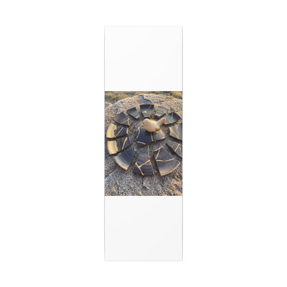 Golden Hour Broken Pottery Canvas Art - Kintsugi Datsuzoku