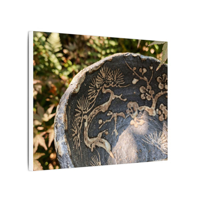 Ceramic Bowl Canvas Art | Summer Japandi Japanese Pattern Art