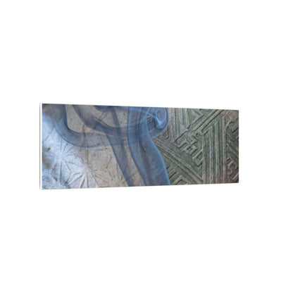 Spring Incense Smoke Japanese Pattern Canvas Art | Neutral Decor