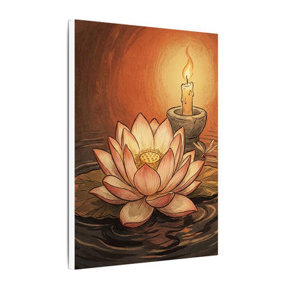 Fukinsei Dried Flowers Canvas Art - Japandi Texture