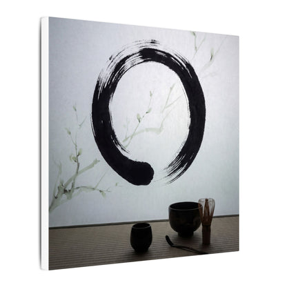 Tea Ceremony Enso Canvas Art | Peaceful Zen Art