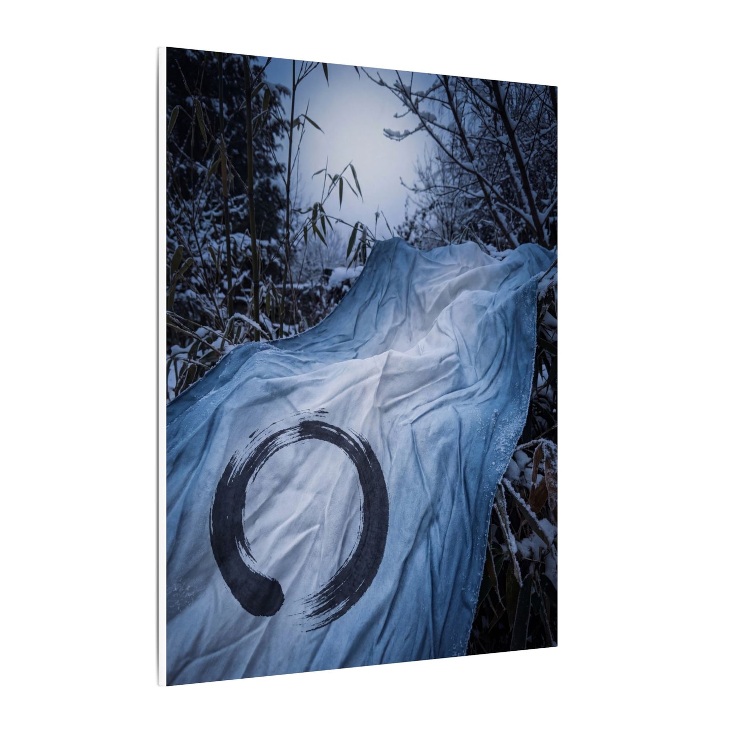 Moonlight Silk Drape Canvas Art - Zen Datsuzoku