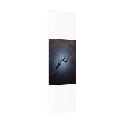 Ink Brushstroke Canvas Art | Spring Dark Japandi Moody Minimal Art