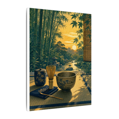 Ma Tea Ceremony Canvas Art - Zen Ukiyo E Inspired