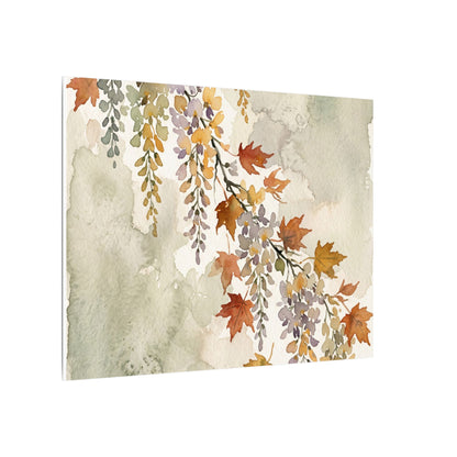Ma Wisteria Canvas Art - Japandi Watercolor