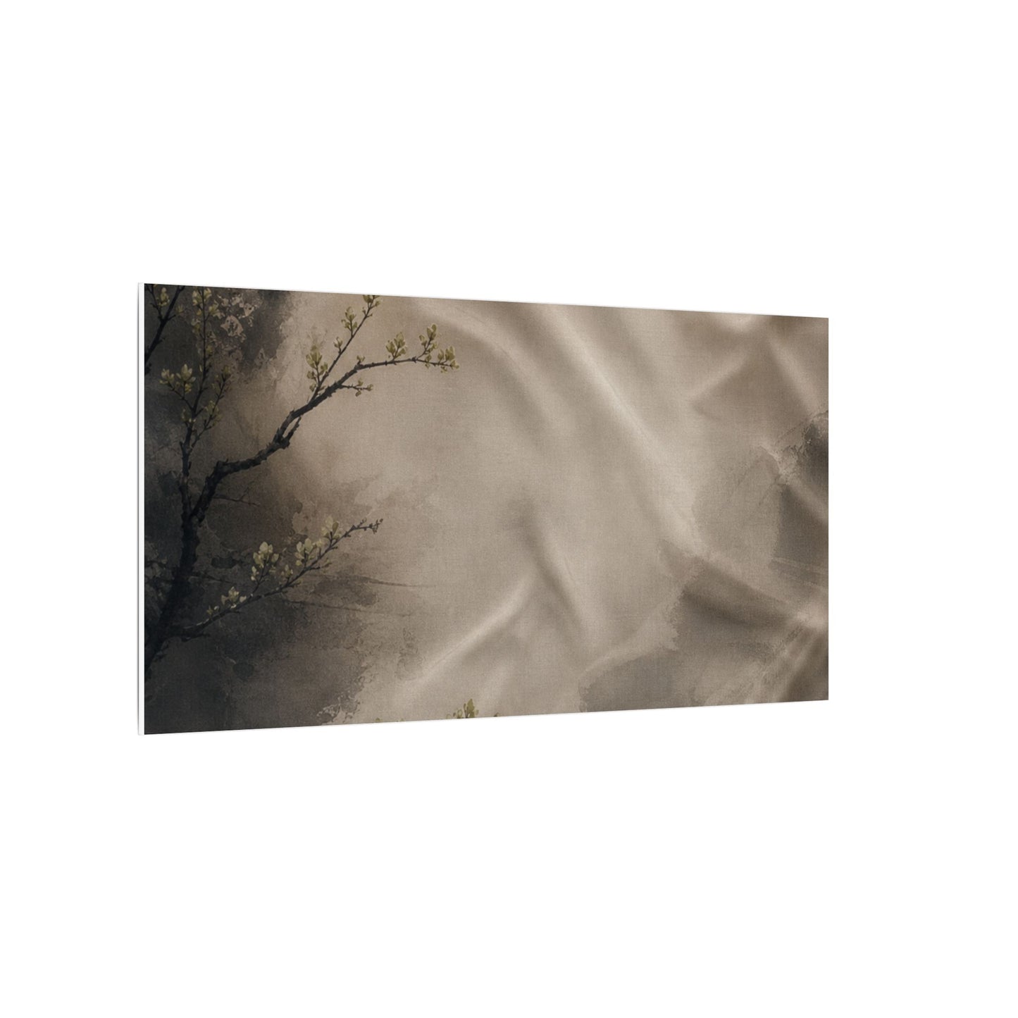 Silk Drape Canvas Art | Spring Japandi Japanese Pattern Art