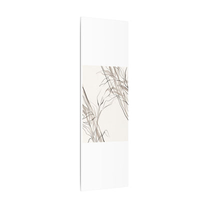 Neutral Shoji Screen Canvas Art - Minimal Line Japandi