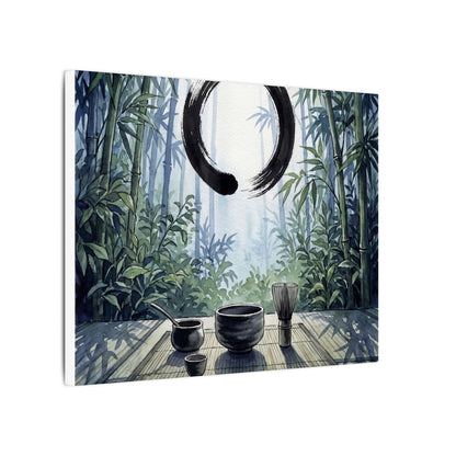 Seijaku Tea Ceremony Canvas Art - Zen Enso