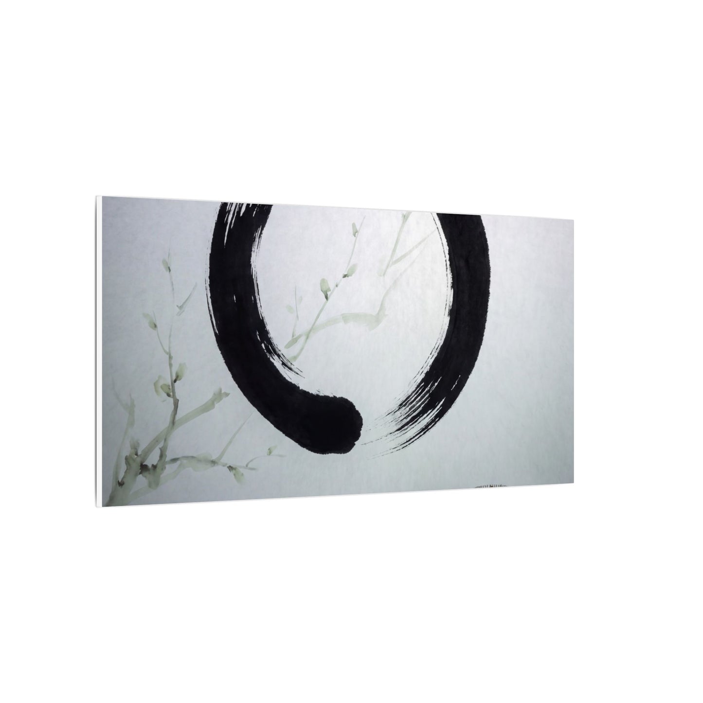 Tea Ceremony Enso Canvas Art | Peaceful Zen Art