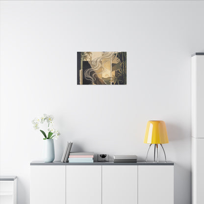 Tranquil Incense Smoke Canvas Art - Ukiyo E Inspired Zen