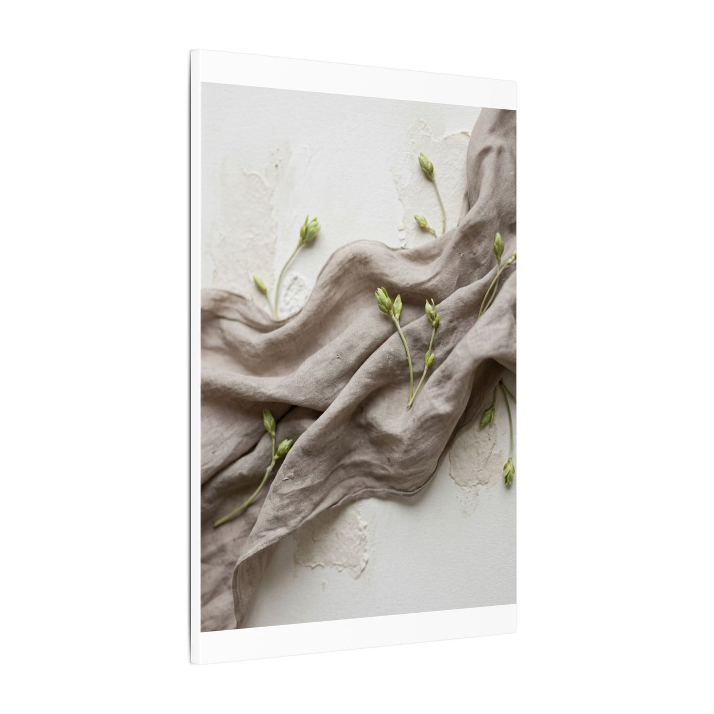 Overcast Silk Drape Canvas Art - Japandi Ma
