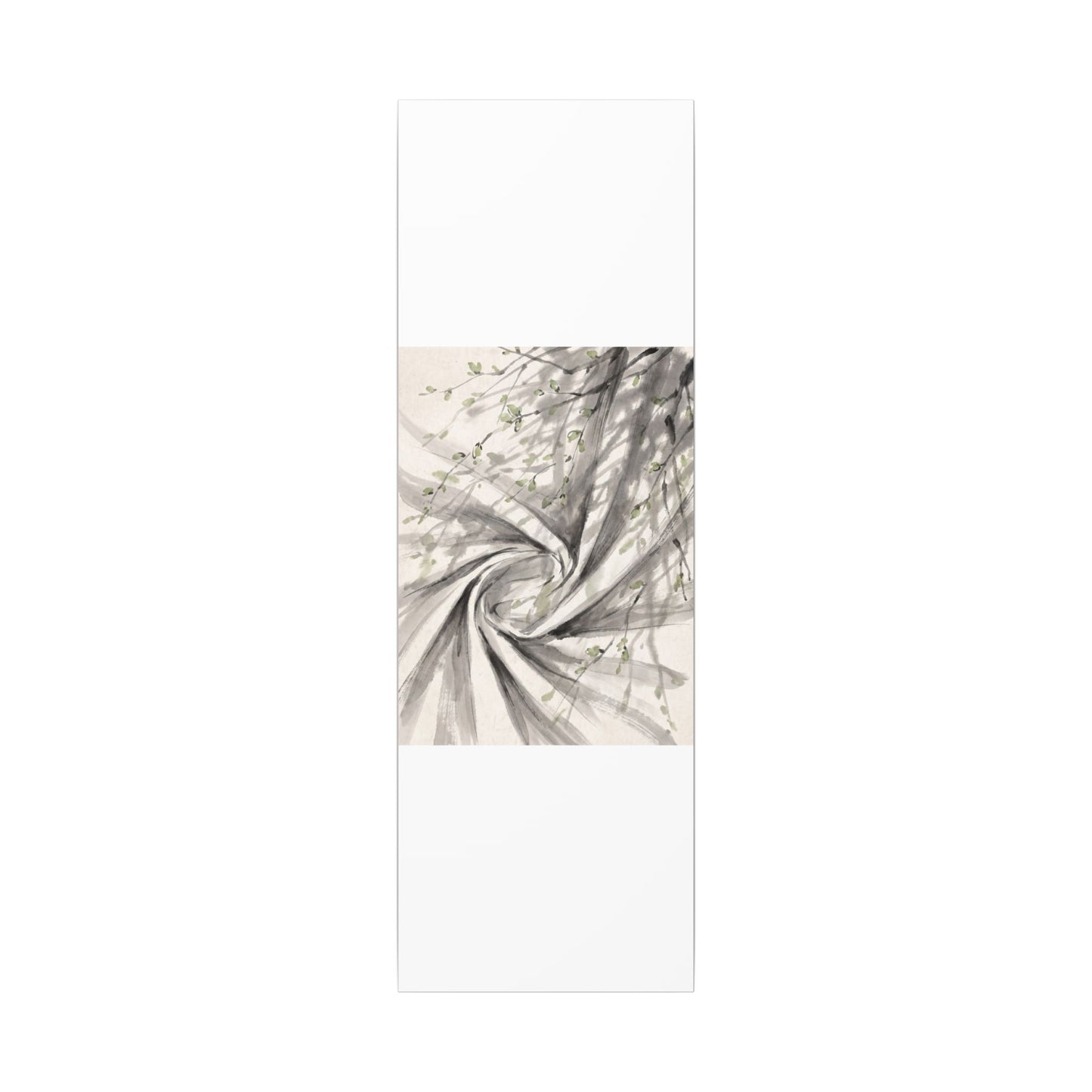 Silk Drape Spring Canvas Art | Zen Contemplative Design