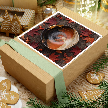 Autumn Ceramic Bowl Broken Beauty Sticker | Healing Decor