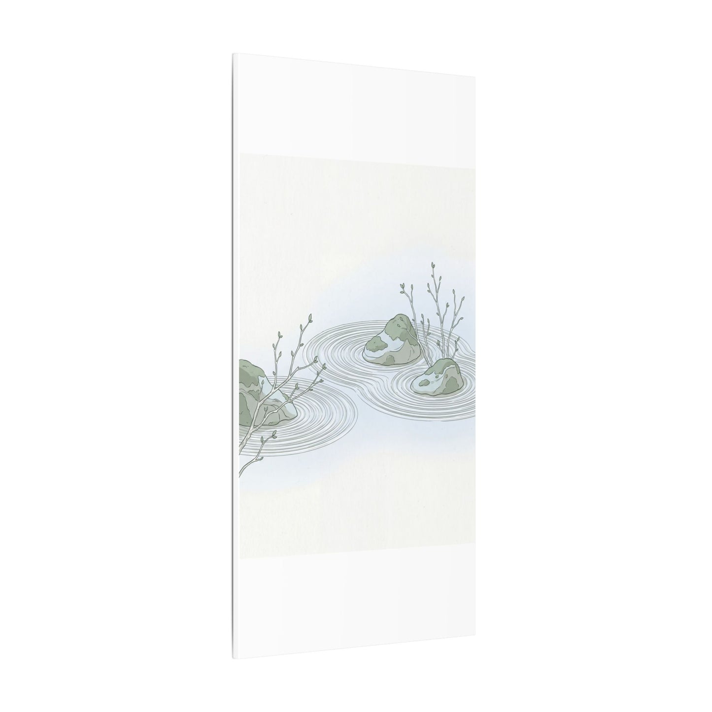 Moonlight Rock Garden Canvas Art - Japandi Ma