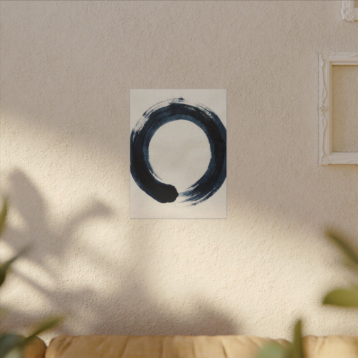 Balanced Meditation Zen Enso Canvas Art