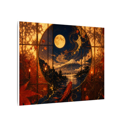Beautiful Shoji Screen Canvas Art - Gold Vein Kintsugi
