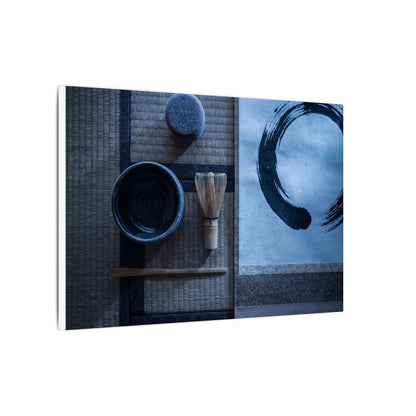 Tea Ceremony Enso Canvas Art | Calm Zen Art