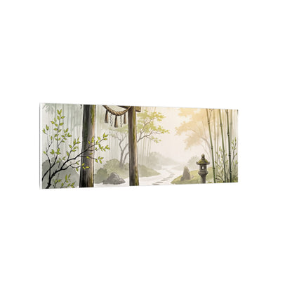 Peaceful Torii Gate Canvas Art - Karesansui Zen