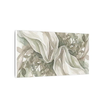 Summer Silk Drape Watercolor Canvas Art | Cozy Decor